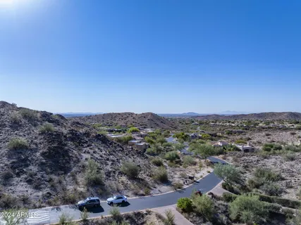 a view of a city with sunset view