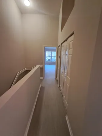 a view of front door and yard