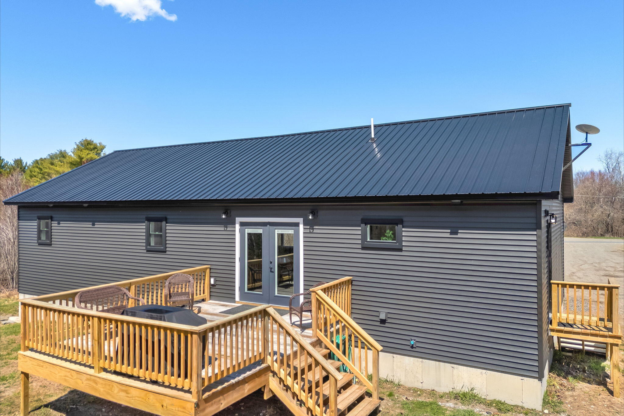 842 Maxfield Road Lagrange, ME 04453 - Photo 53 of 59 Aerial Back of House