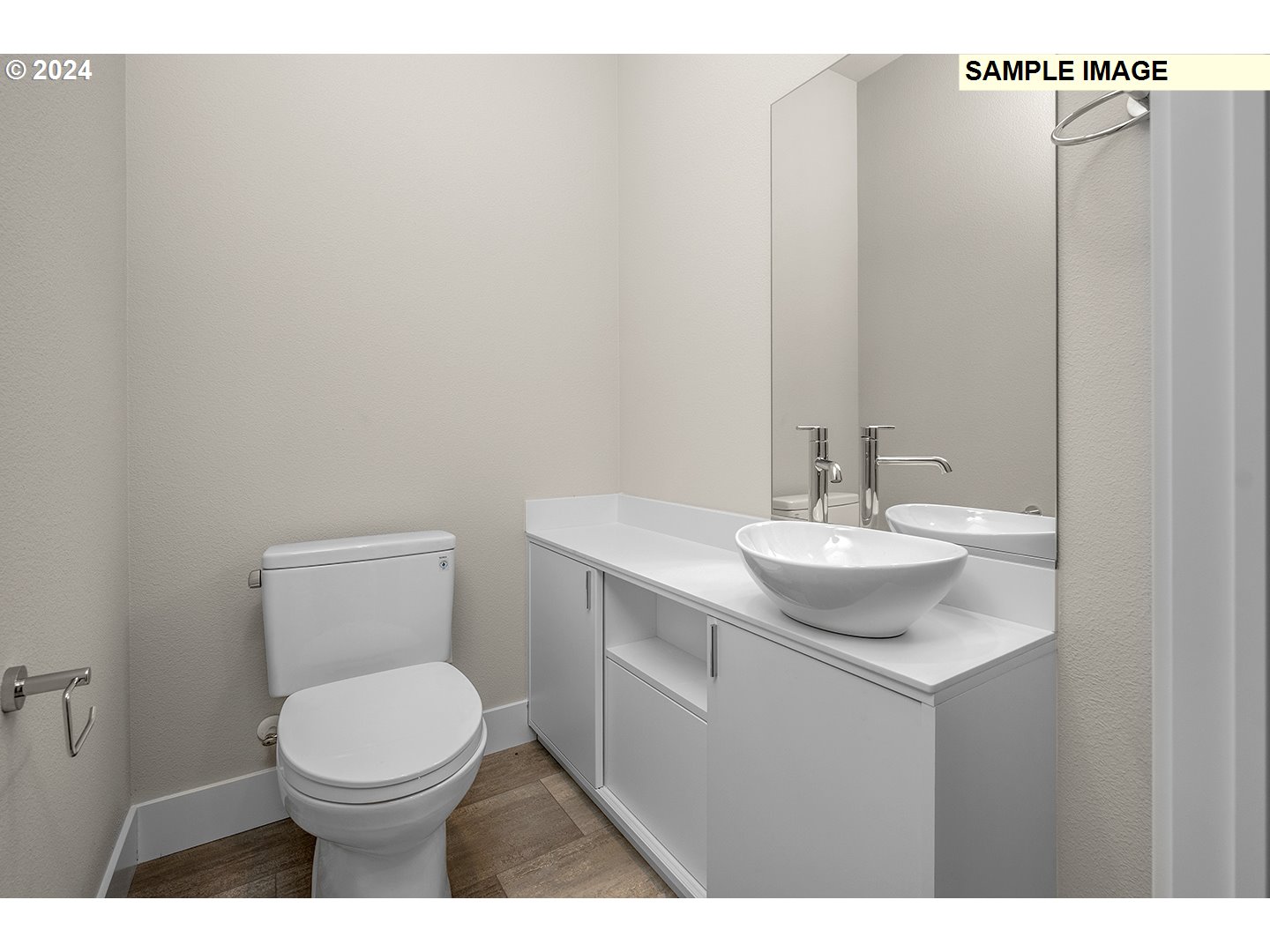 12343 Southeast Falling Rain Way Happy Valley, OR 97086 - Photo 34 of 39 a bathroom with a sink toilet and vanity