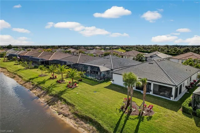 a view of a lake with a mountain view