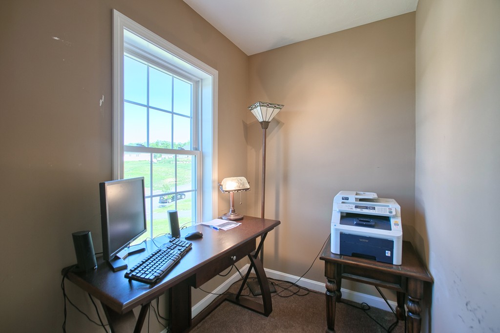 4 Gary Road Templeton, MA 01468 - Photo 18 of 30 a view of a workspace with furniture and a window