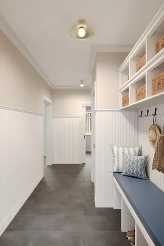 a view of livingroom with furniture and wooden floor