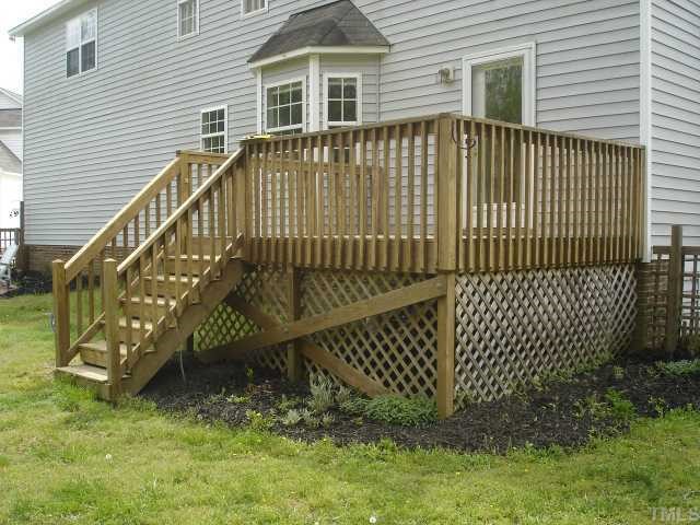 1205 Sunswept Circle Raleigh, NC 27603 - Photo 8 of 10 Rear Deck