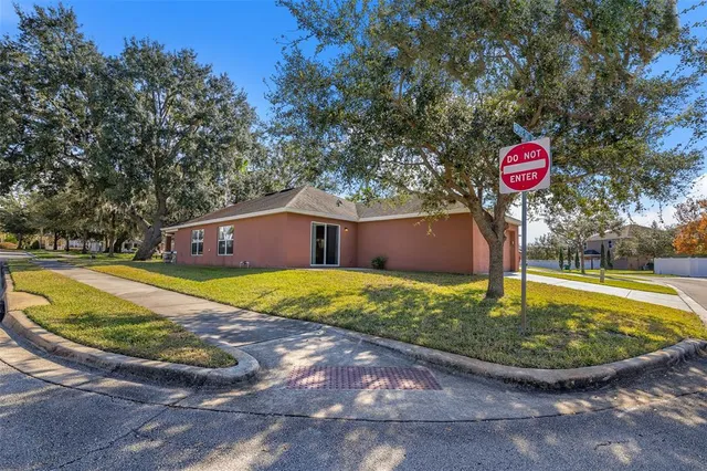 a view of swimming pool with a yard