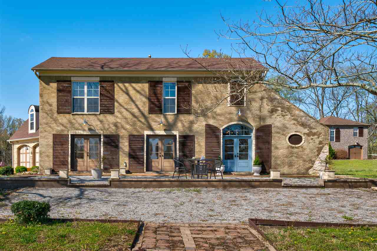 Welcome to France! Provence, to be exact! Owner replicated “Mas” style Farmhouse AND Guest House! 30 Acres w/2 Acre lake! Former, recently operating Kennel building! Accessory Storage/Goat Bldg! Previous vineyard & chicken coop! Photo virtually staged.