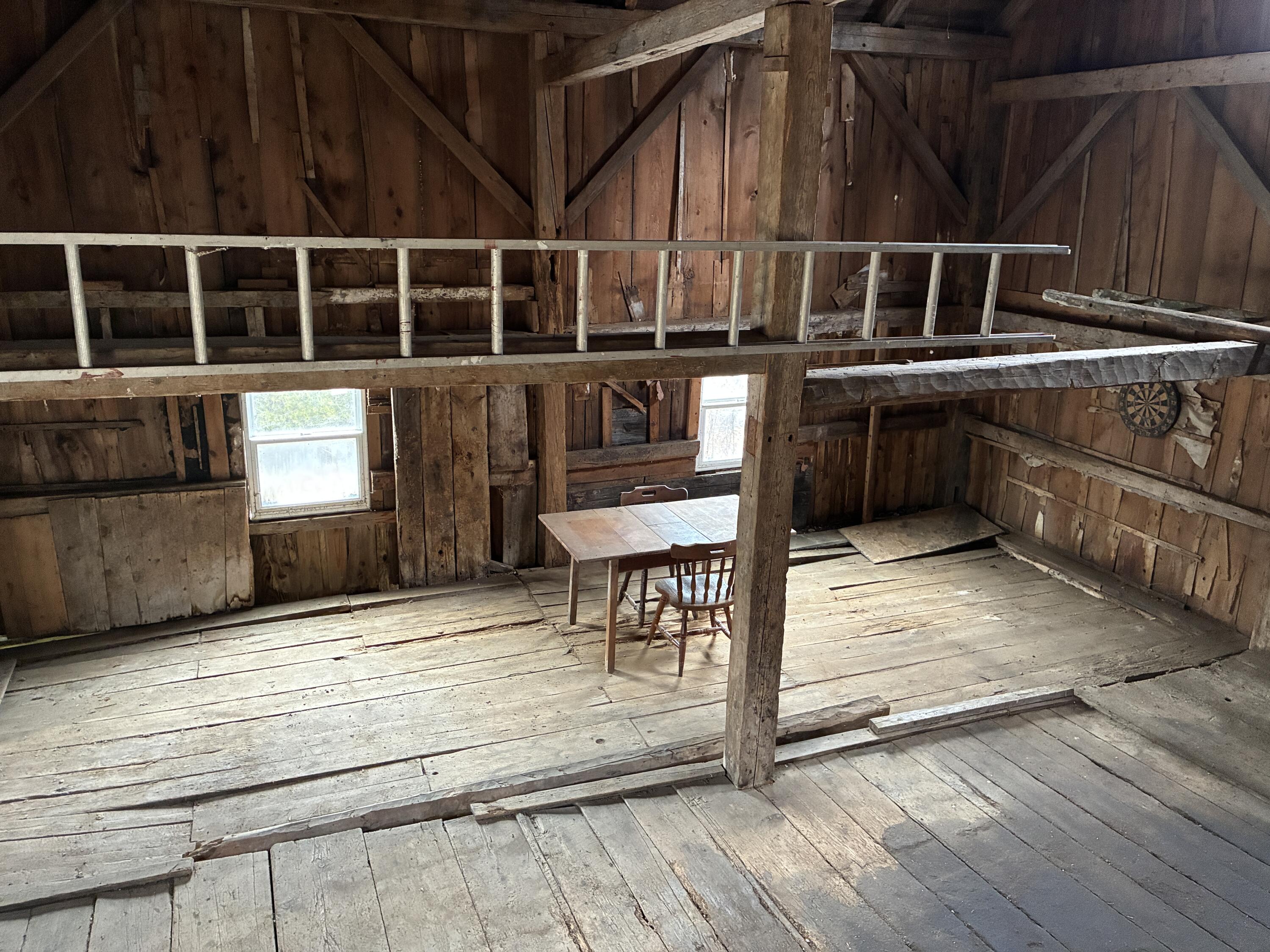 743 South Gouldsboro Road Gouldsboro, ME 04607 - Photo 23 of 38 Post and beam barn, attached.