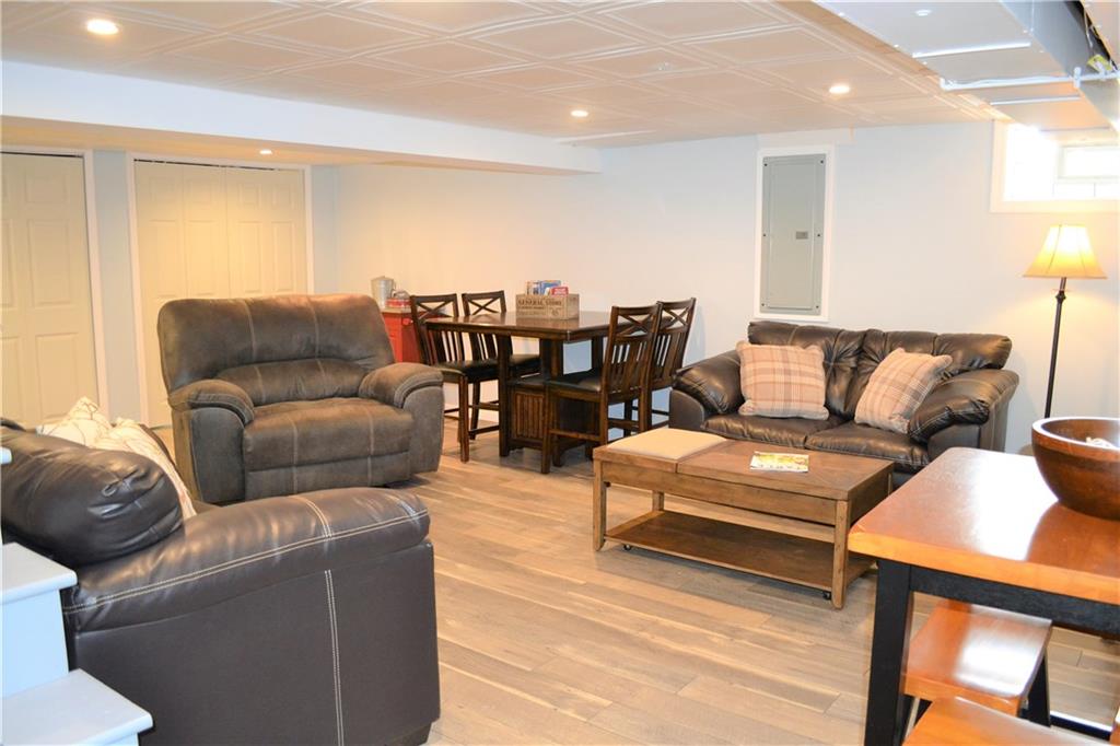 1515 Butler Road Worthington, PA 16262 - Photo 24 of 25 The finished basement features LVP flooring, recessed lighting, and tons of storage!