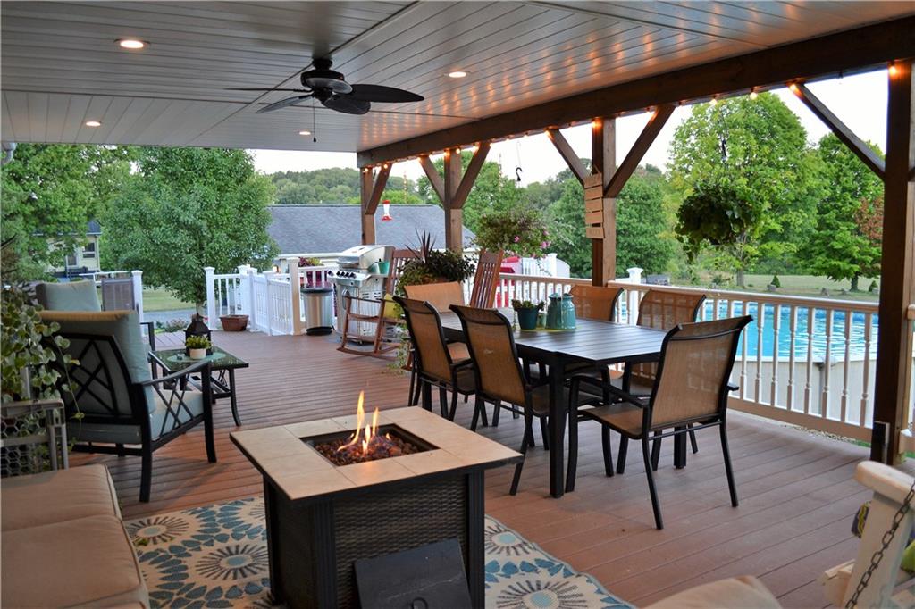 1515 Butler Road Worthington, PA 16262 - Photo 7 of 25 The deck is surrounded by trees to give you the privacy you need!