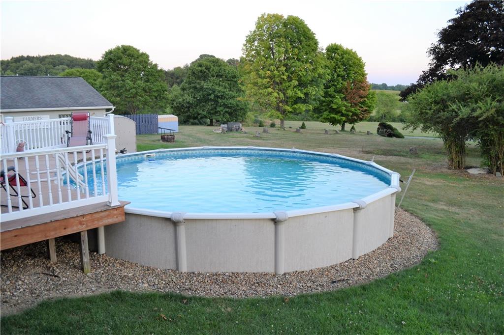 1515 Butler Road Worthington, PA 16262 - Photo 8 of 25 The above ground pool has a separate gated deck.