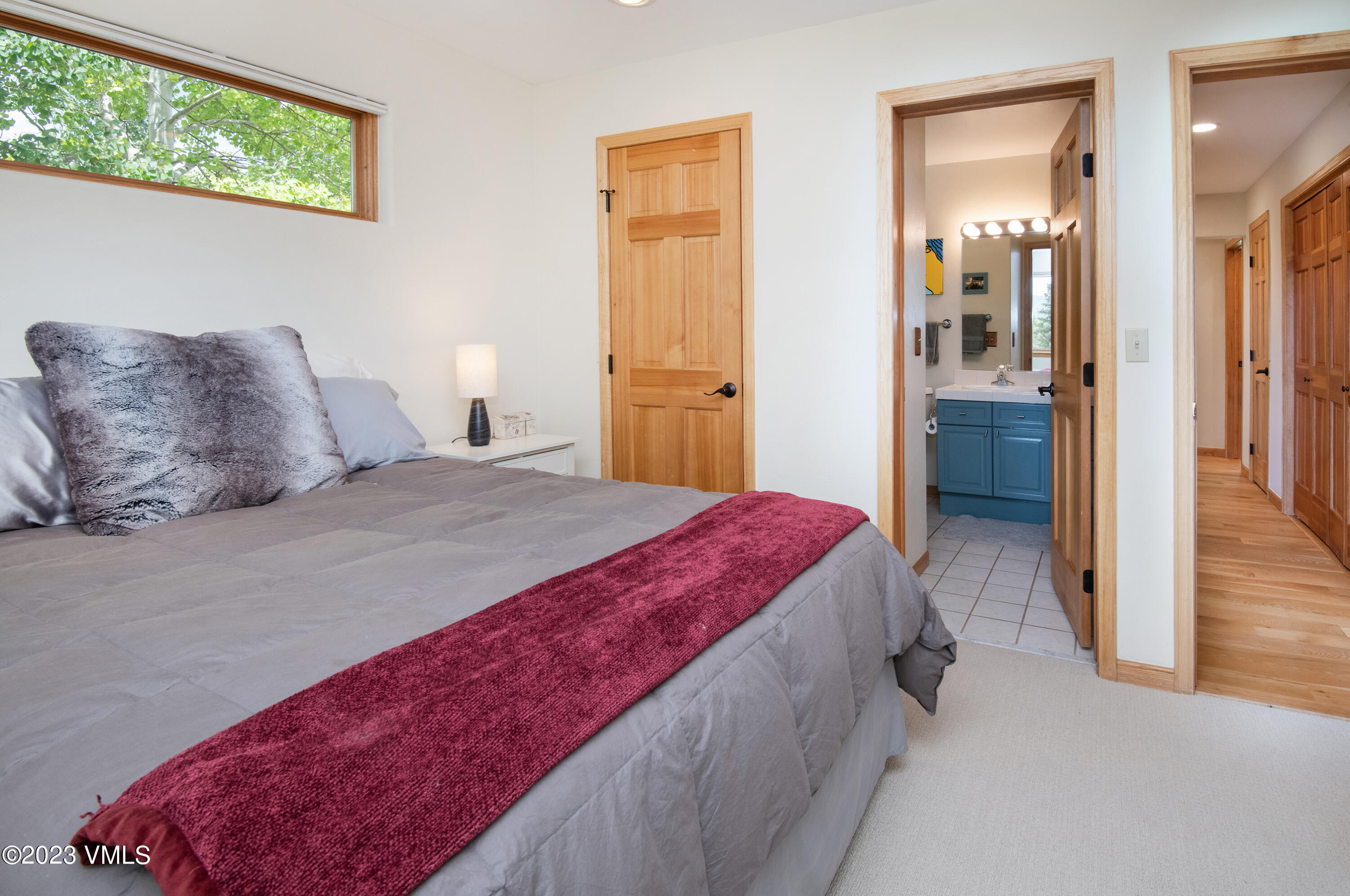 1471 Singletree Road Edwards, CO 81632 - Photo 37 of 47 a spacious bedroom with a bed and a walk in closet