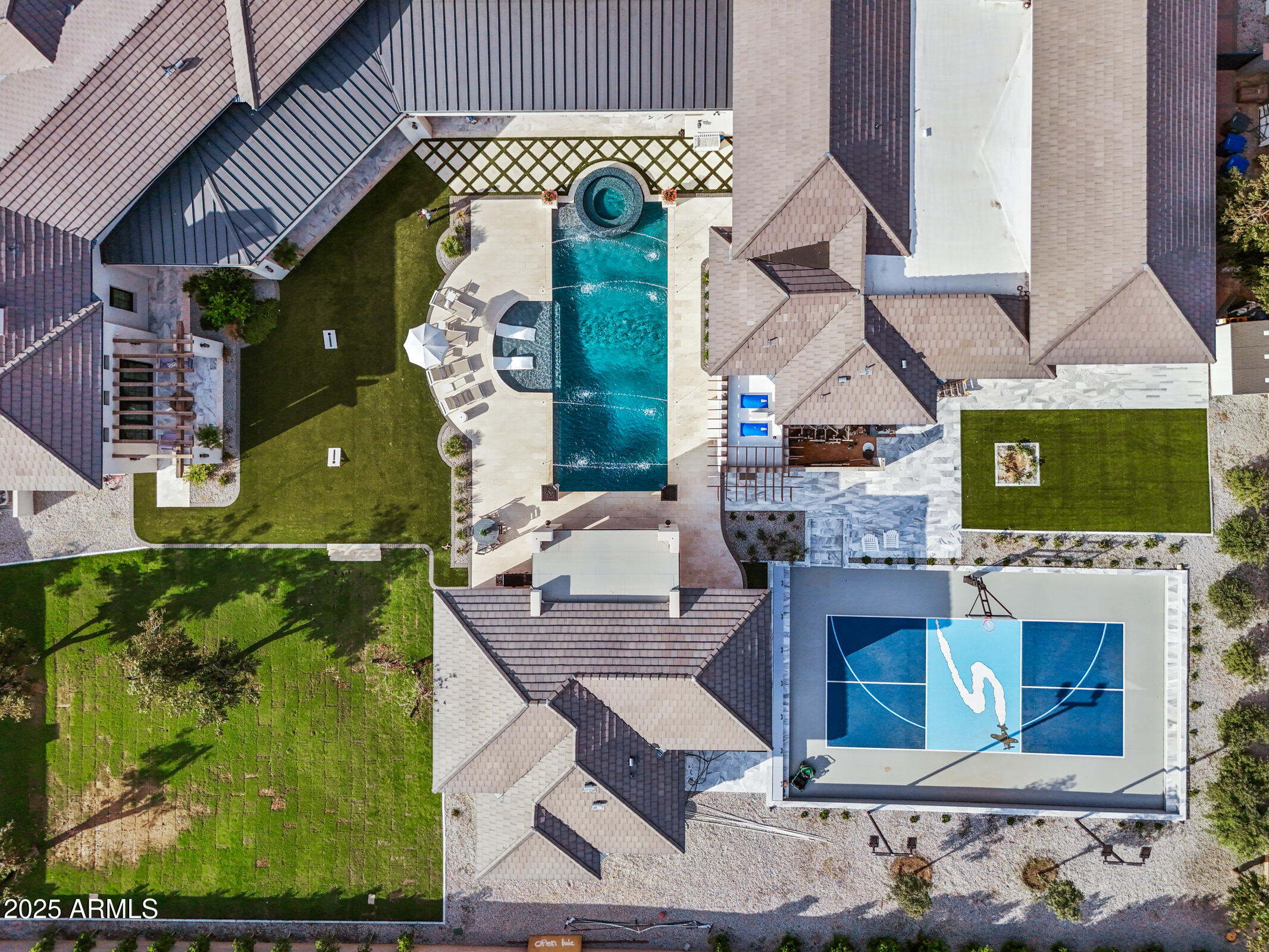20623 East Cloud Road Queen Creek, AZ 85142 - Photo 95 of 115 an aerial view of a house with a garden