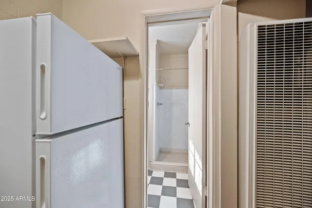 a view of bathroom with shower