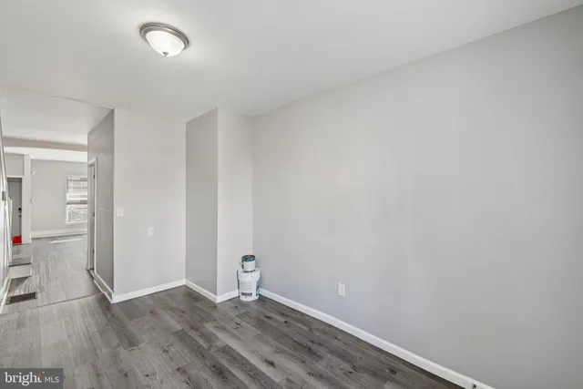 wooden floor in an empty room