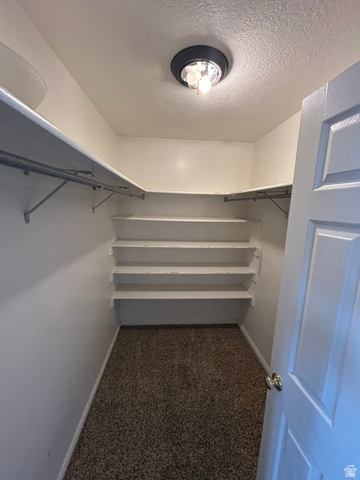 432 Spring Lane Logan, UT 84341 - Photo 19 of 22 Walk in closet featuring dark colored carpet