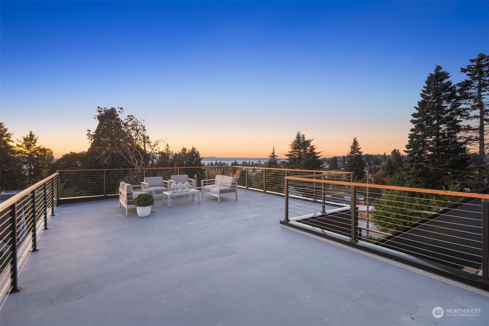 6601 39th Avenue Southwest Seattle, WA 98136 - Photo 37 of 40 a view of a terrace with sitting area
