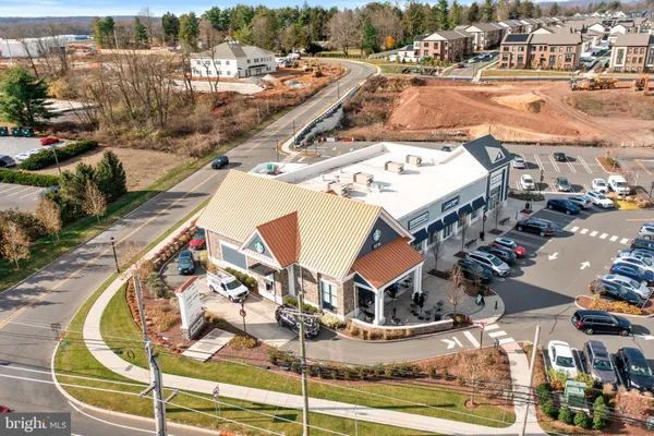 a view of a terrace with furniture
