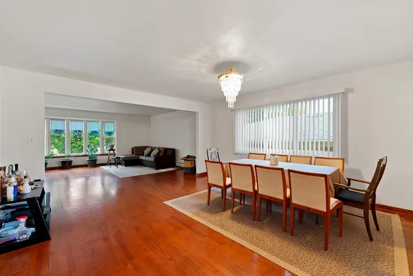 a room with cabinets and appliances