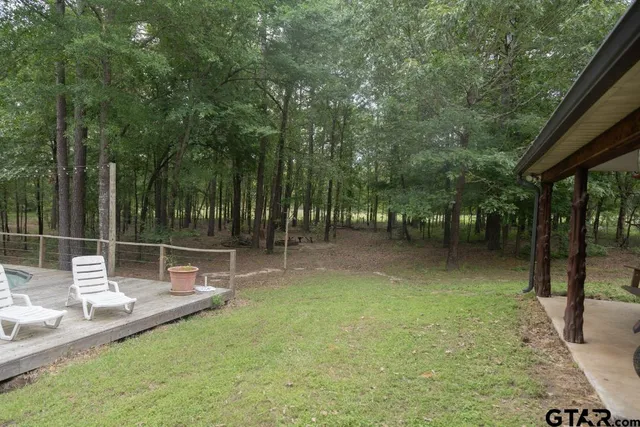 a view of a park with swings