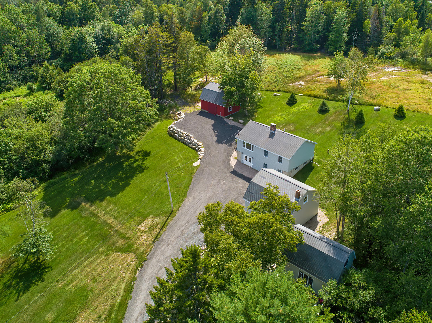 1184 Tremont Road Seal Cove, ME 04674 - Photo 2 of 37 1184Aerialallbuildingsandfield