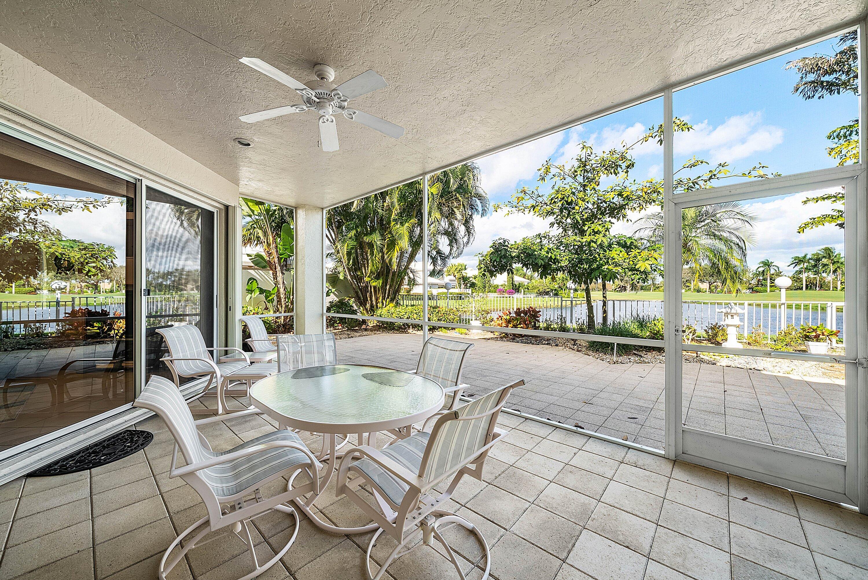 5791 Bridleway Circle Boca Raton, FL 33496 - Photo 34 of 44 Screened patio