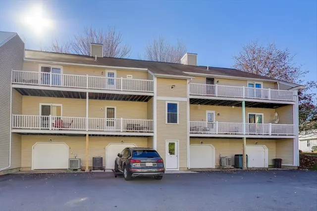 a car parked in front of a building