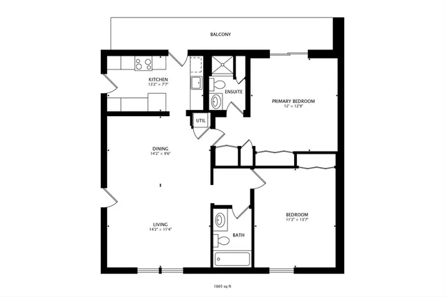 a picture of a floor plan