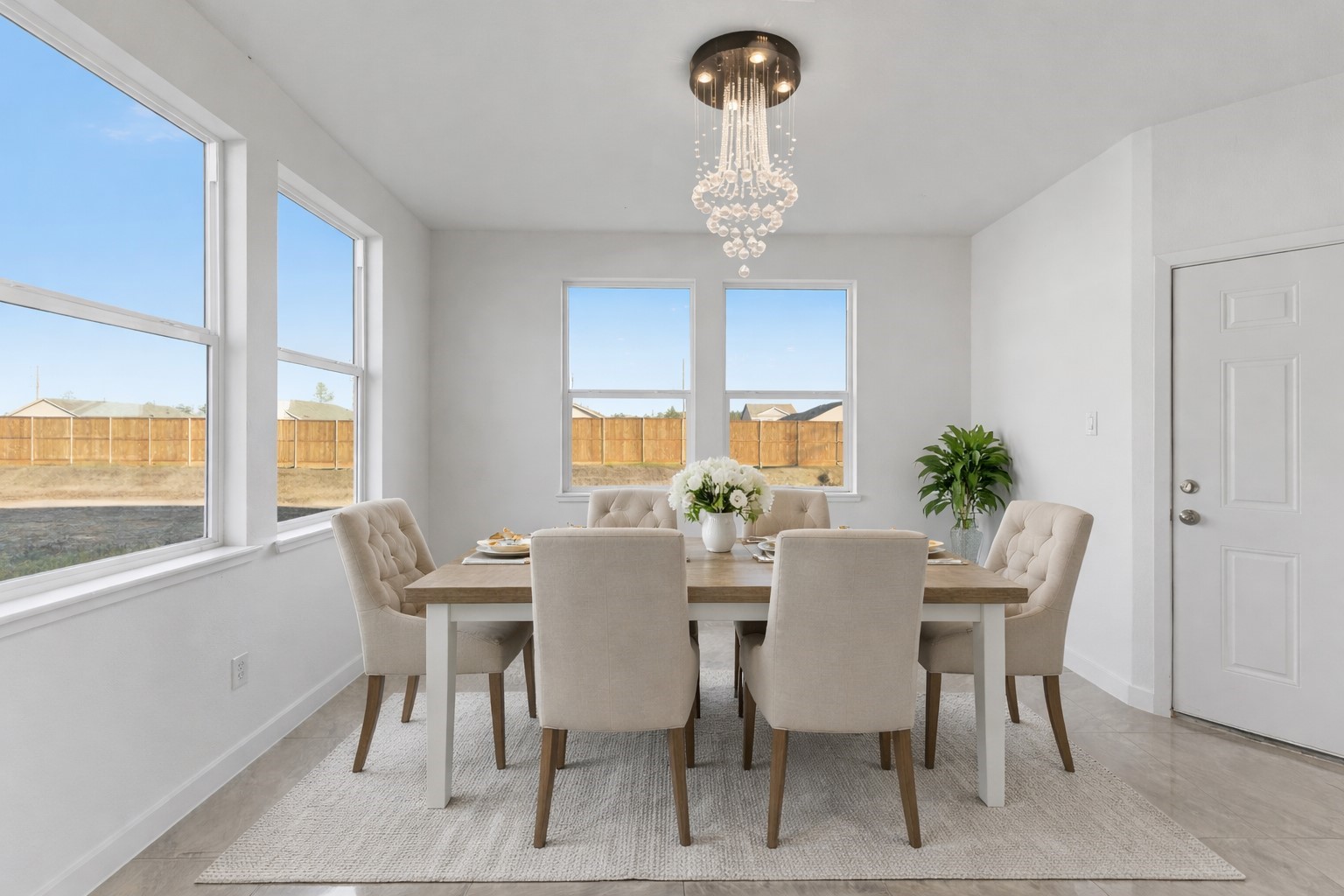 18611 Ratho Drive Conroe, TX 77306 - Photo 7 of 28 a view of a dining room with furniture window and outside view