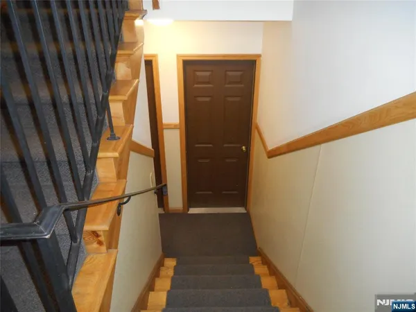 a view of stairs