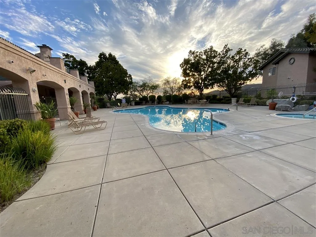 17161 Alva Road, Unit 213 San Diego, CA 92127 - Photo 25 of 48 a view of a terrace with sitting area