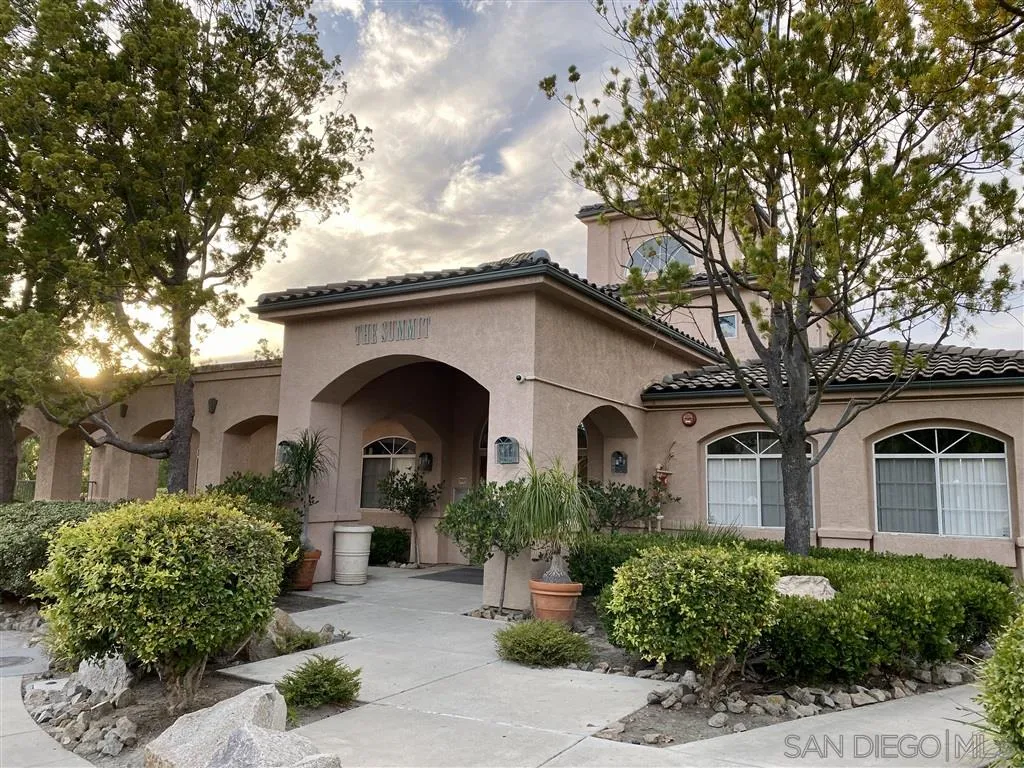 17161 Alva Road, Unit 213 San Diego, CA 92127 - Photo 26 of 48 a front view of a house with garden