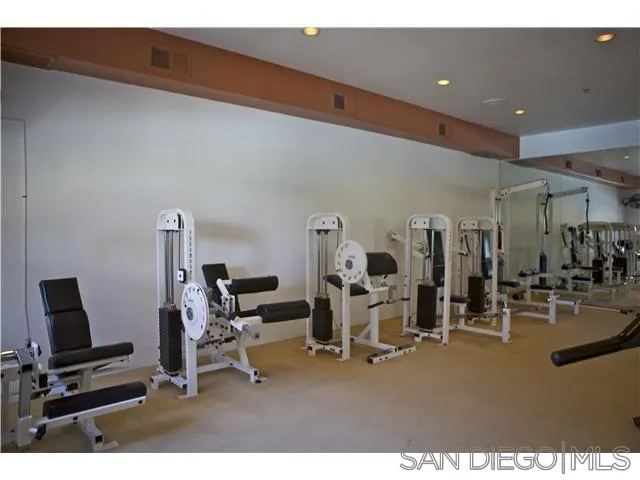 17161 Alva Road, Unit 213 San Diego, CA 92127 - Photo 46 of 48 a view of a room with gym equipment