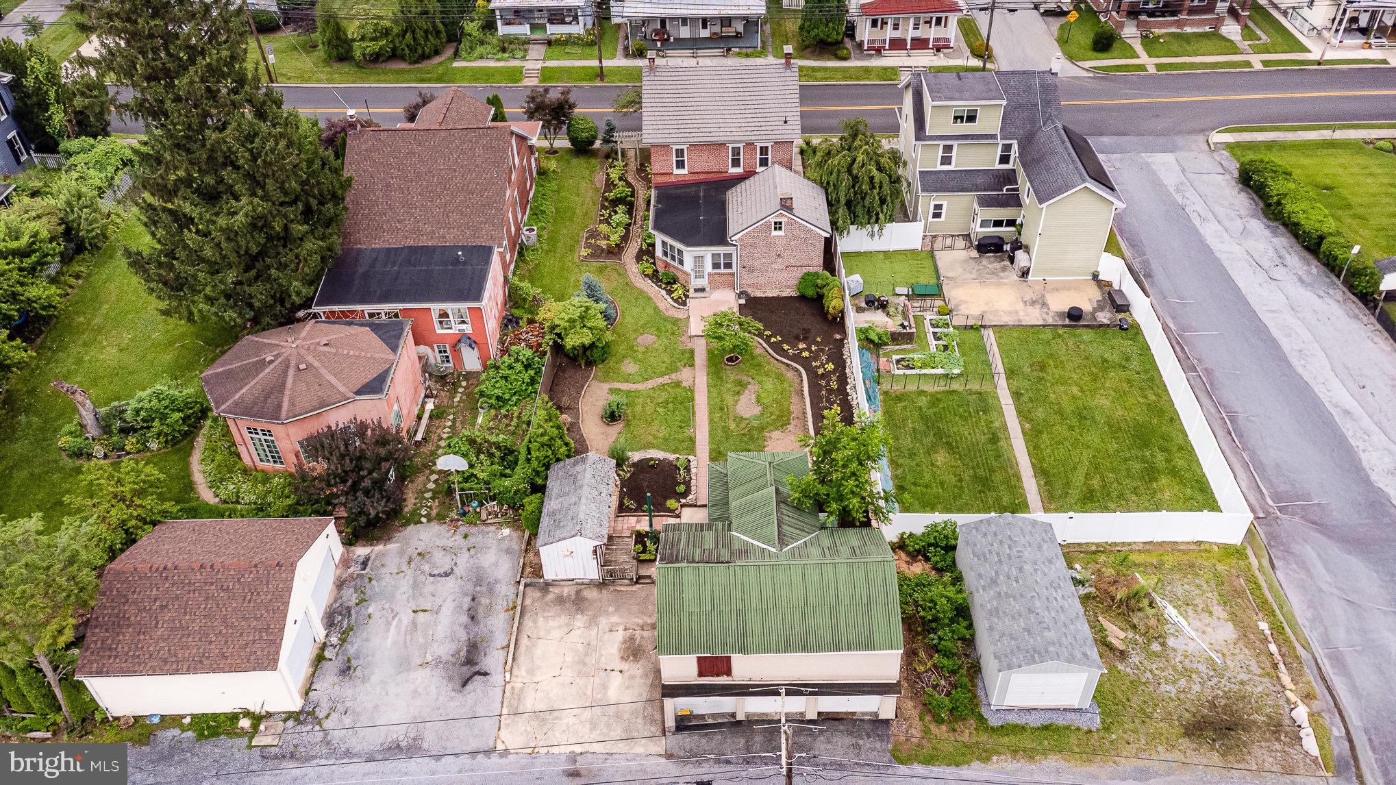 407 East Derry Road Hershey, PA 17033 - Photo 41 of 48 an aerial view of house with a yard