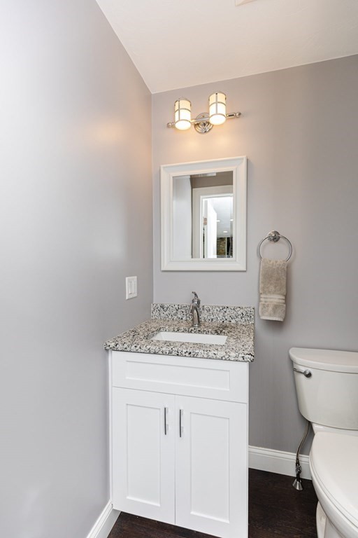 7 Pond Edge Trail Wareham, MA 02571 - Photo 17 of 30 a bathroom with a sink and a mirror