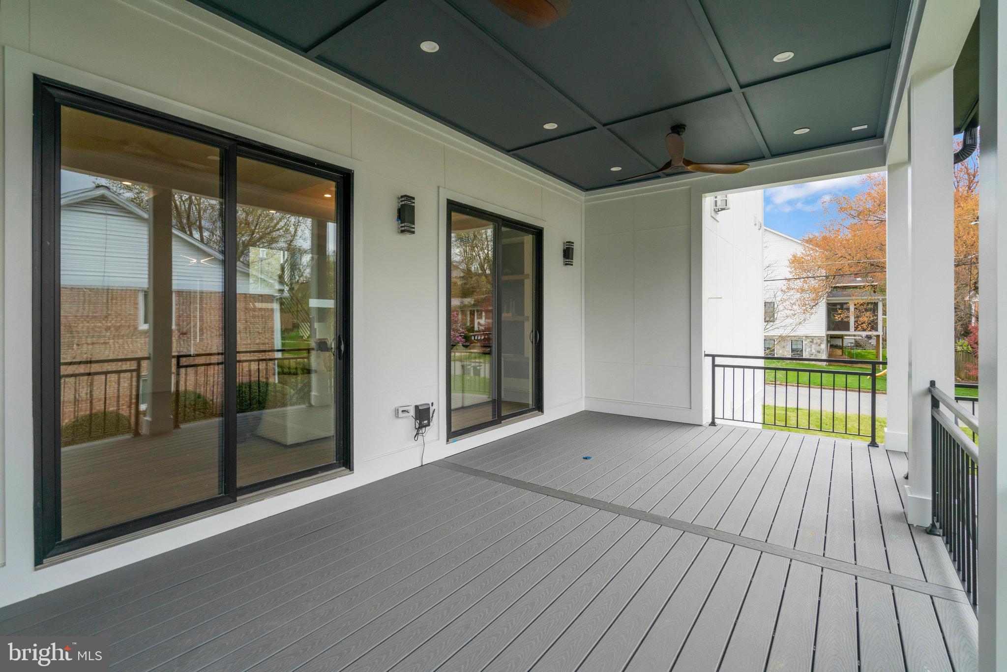 1426 Cola Drive McLean, VA 22101 - Photo 65 of 73 covered massive deck backing to lush privat back y