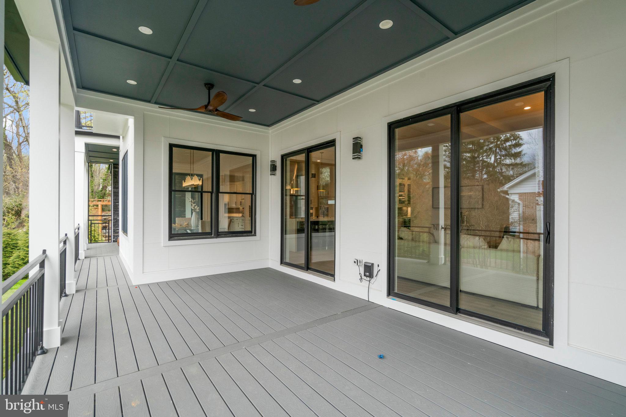 1426 Cola Drive McLean, VA 22101 - Photo 66 of 73 covered deck off of kitchen with ceiling lighting