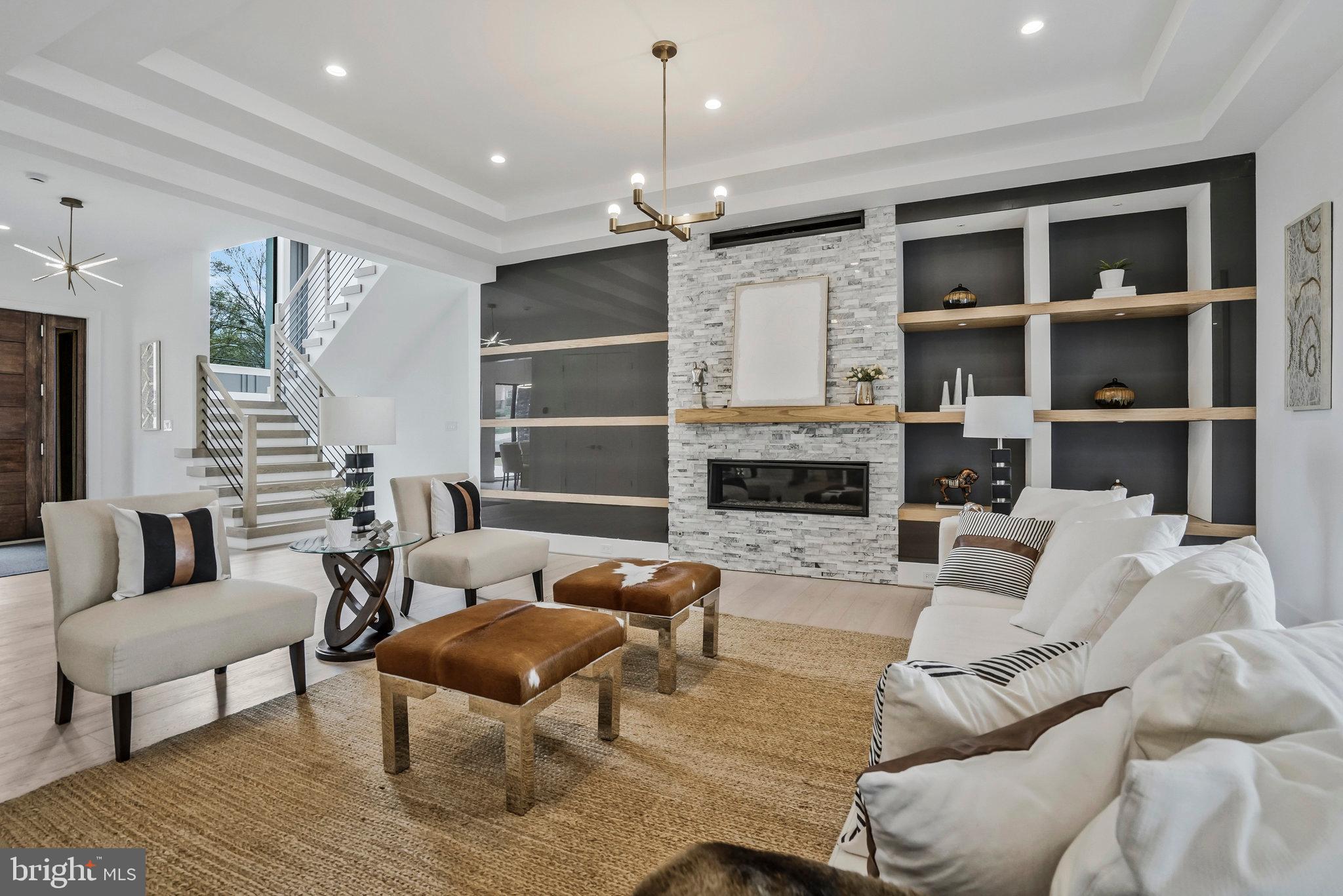 1426 Cola Drive McLean, VA 22101 - Photo 7 of 73 Modern direct vent gas fireplace