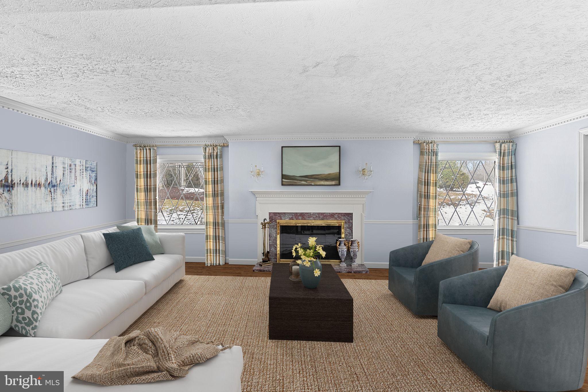 714 Seneca Road Great Falls, VA 22066 - Photo 8 of 58 Formal Living Room -Virtually Staged