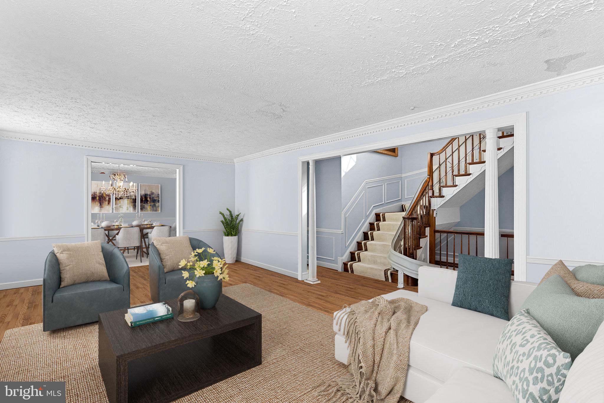 714 Seneca Road Great Falls, VA 22066 - Photo 9 of 58 Formal Living Room -Virtually Staged