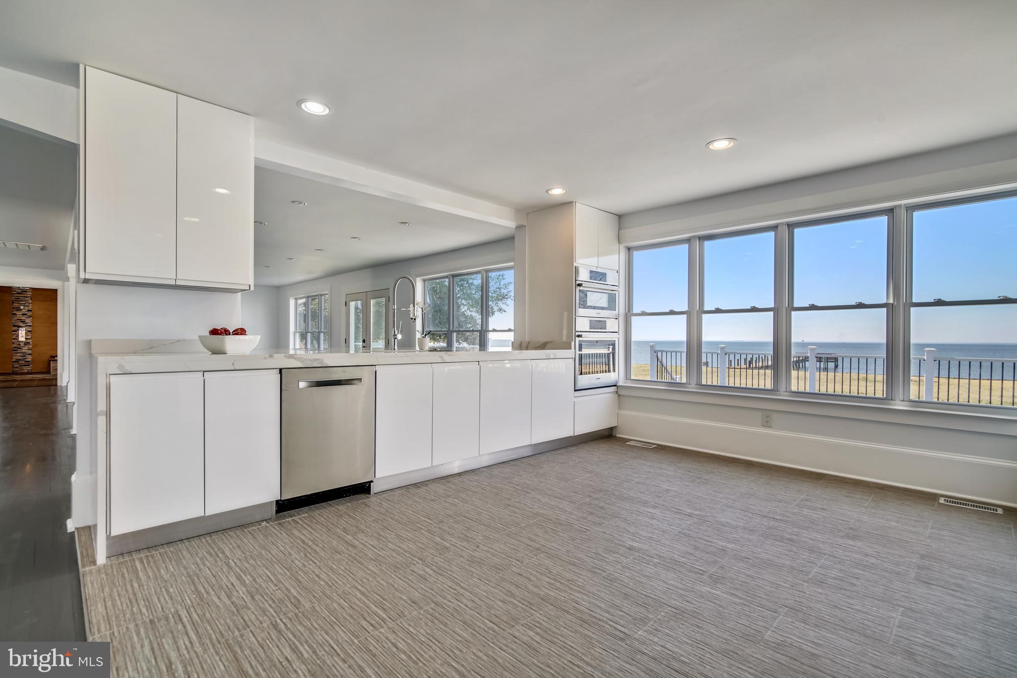 48777 Carvels Way Ridge, MD 20680 - Photo 7 of 35 Kitchen with Water views