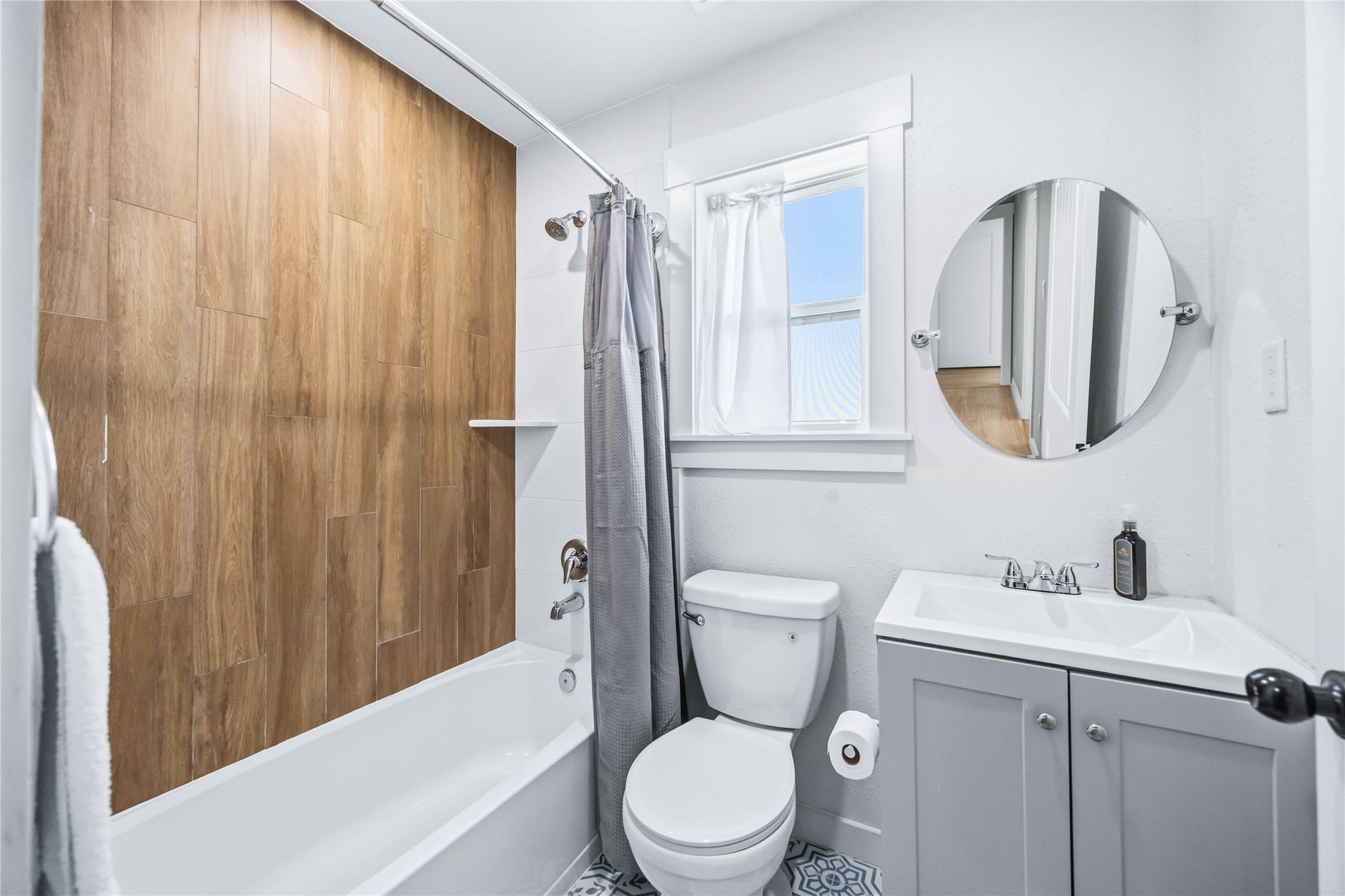 5403 Amy Street Houston, TX 77028 - Photo 22 of 27 a white toilet sitting next to a bathroom sink