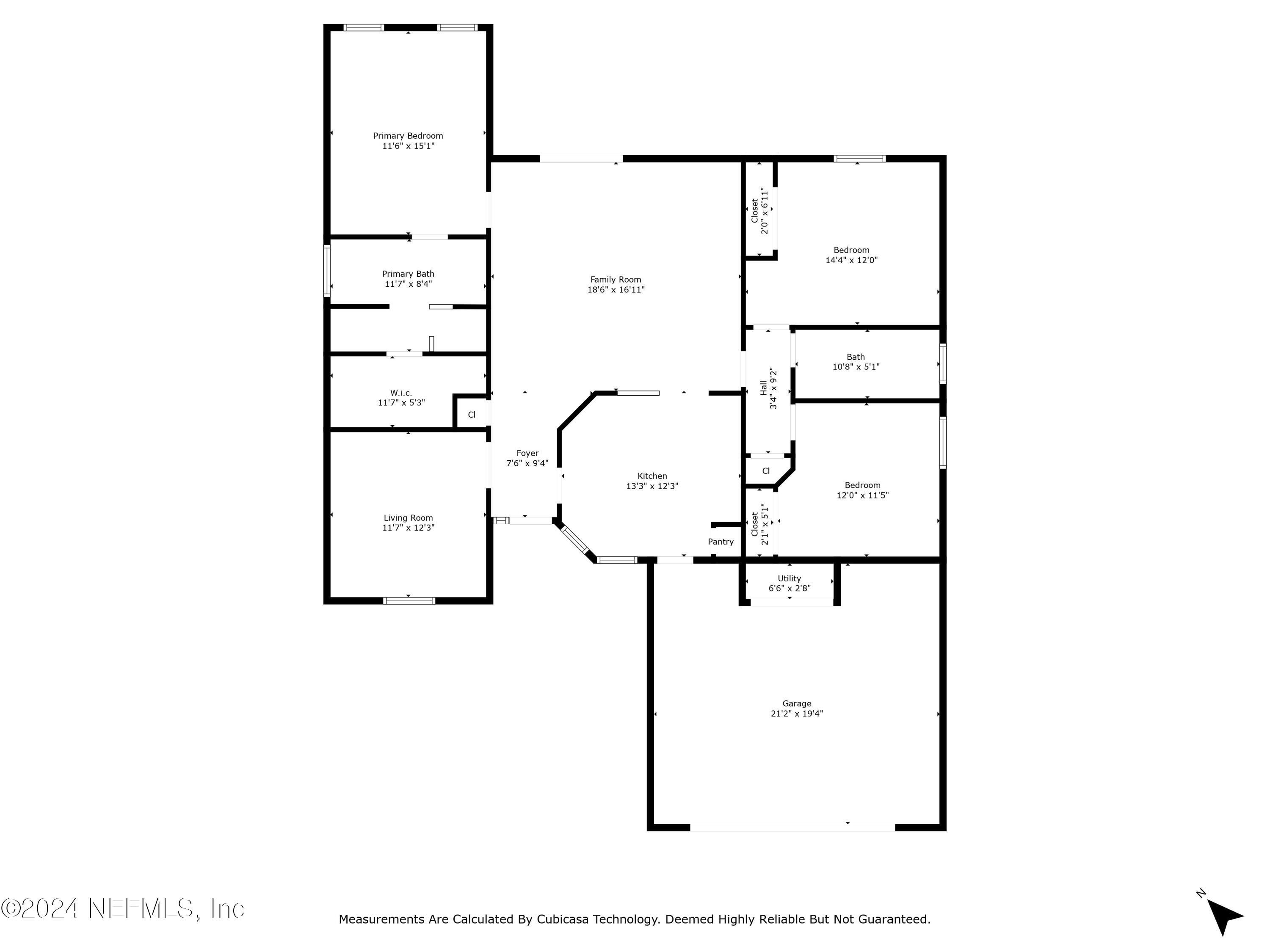 1579 Timber Trace Drive St. Augustine, FL 32092 - Photo 30 of 30 a picture of a bathroom with a shower