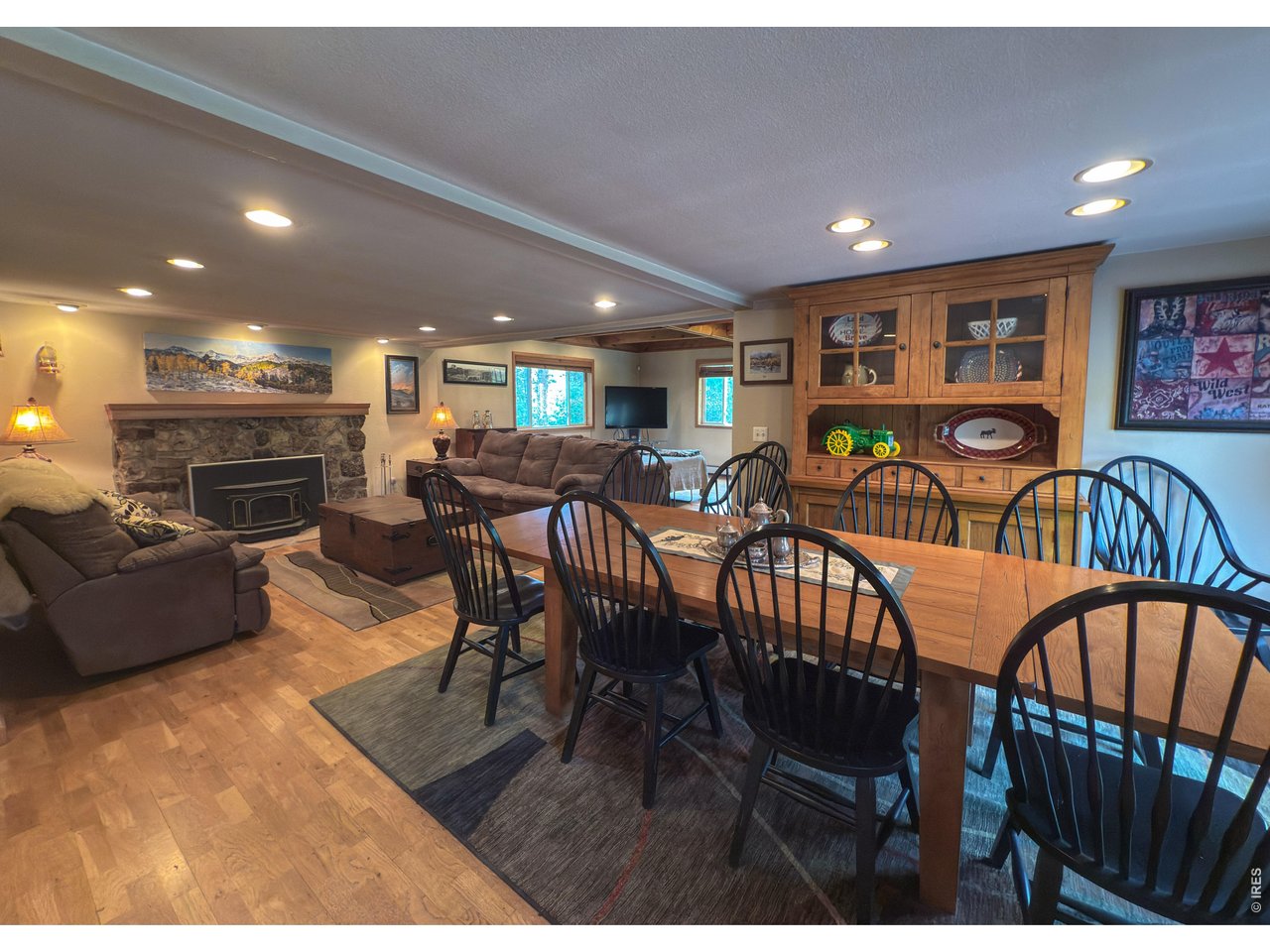 14884 Rist Canyon Road Bellvue, CO 80512 - Photo 16 of 50 a view of a dining room with furniture