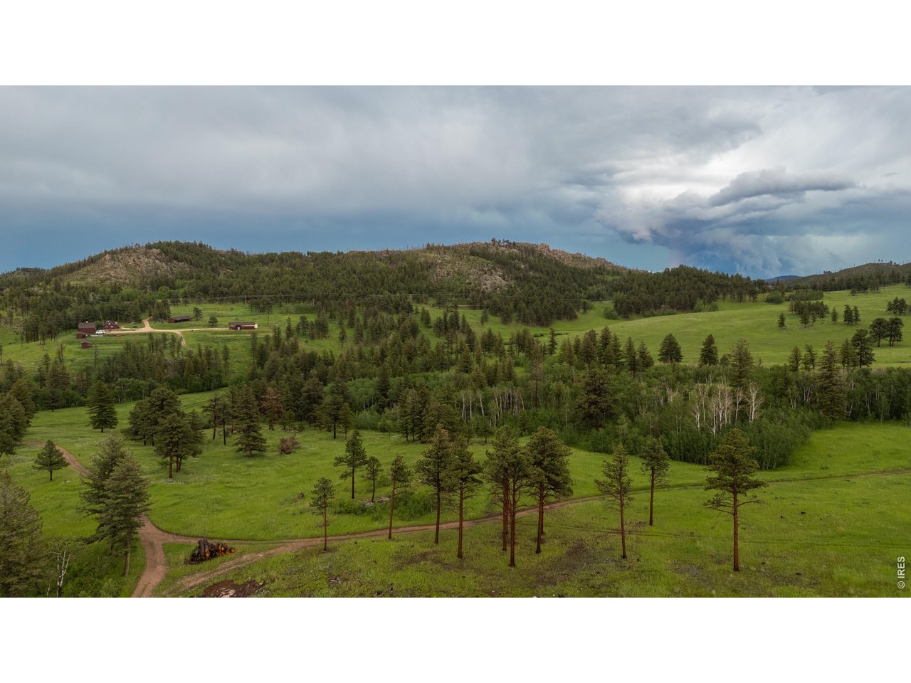 14884 Rist Canyon Road Bellvue, CO 80512 - Photo 5 of 50 a black and white photo of a lake