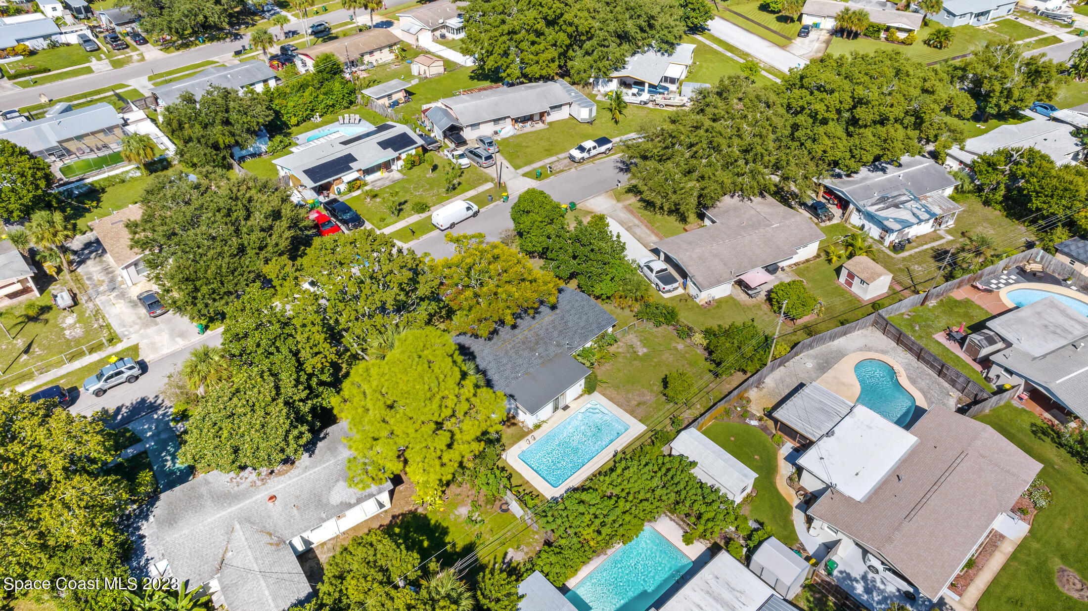 1009 Illinois Road Cocoa, FL 32927 - Photo 28 of 36 Drone 3