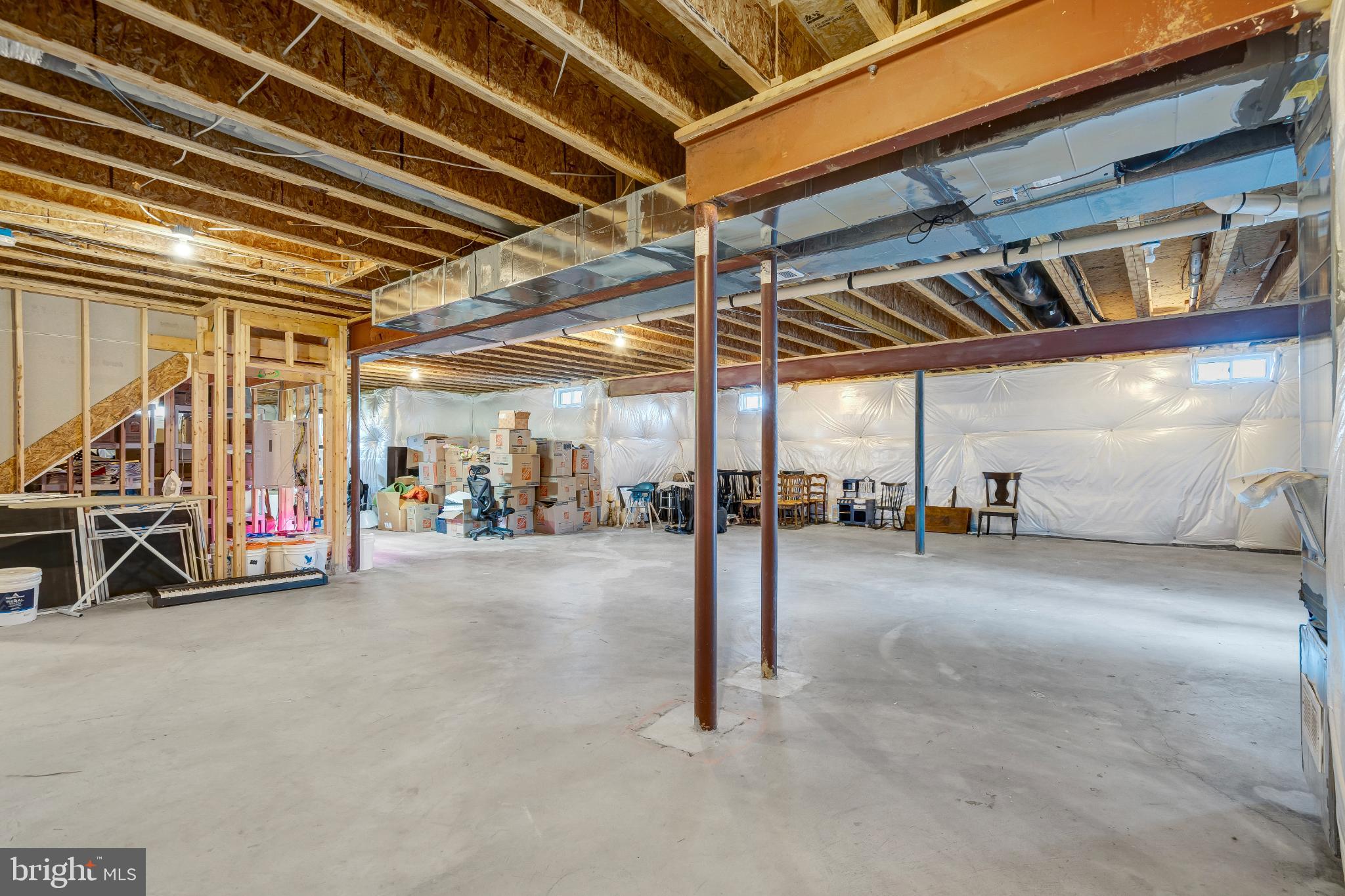 Bridle Ridge Lane Purcellville, VA 20132 - Photo 61 of 70 Roughed in Bathroom in Basement