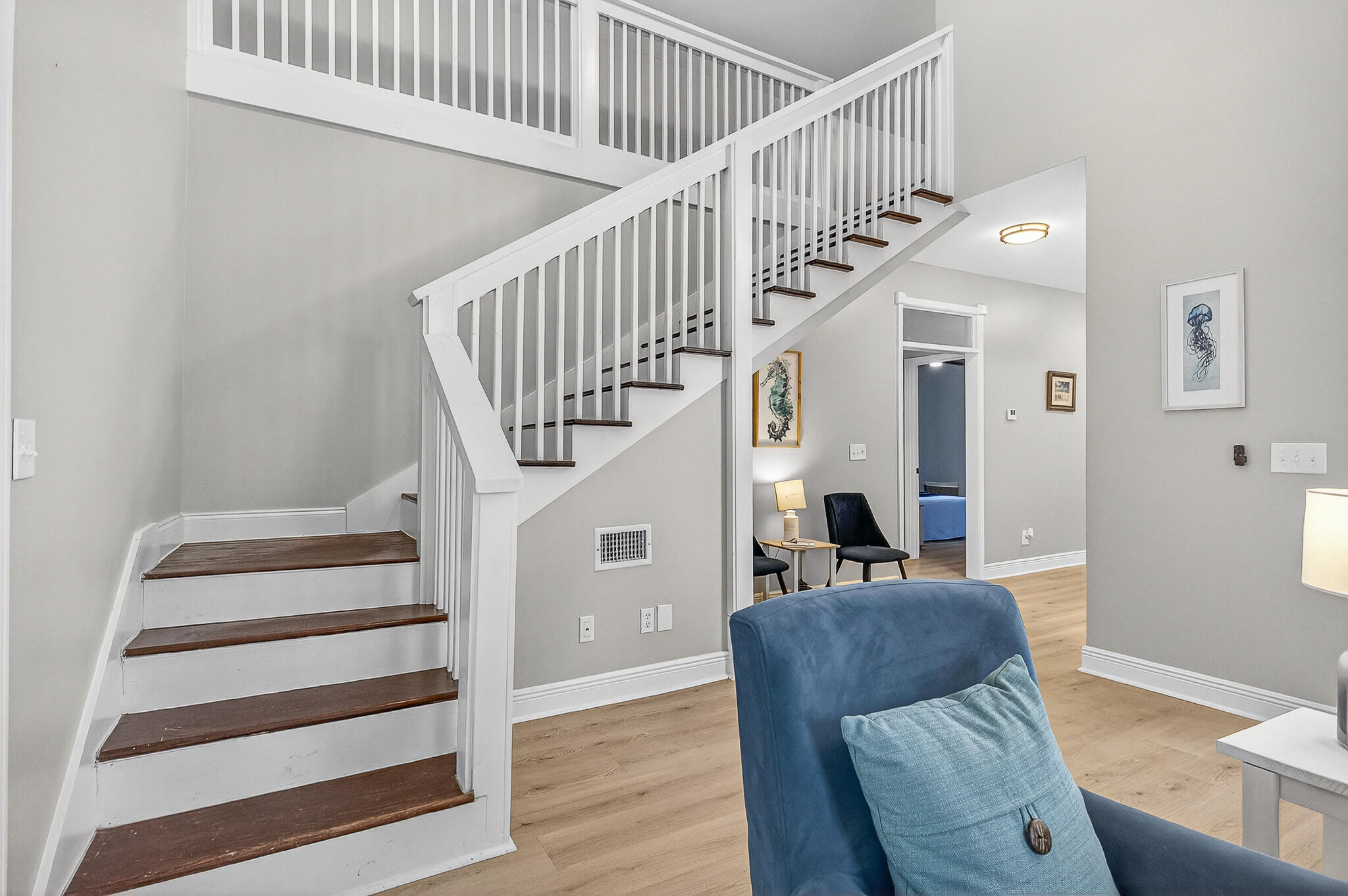 115 Central 6th Street Santa Rosa Beach, FL 32459 - Photo 27 of 56 a view of entryway and hall with wooden floor