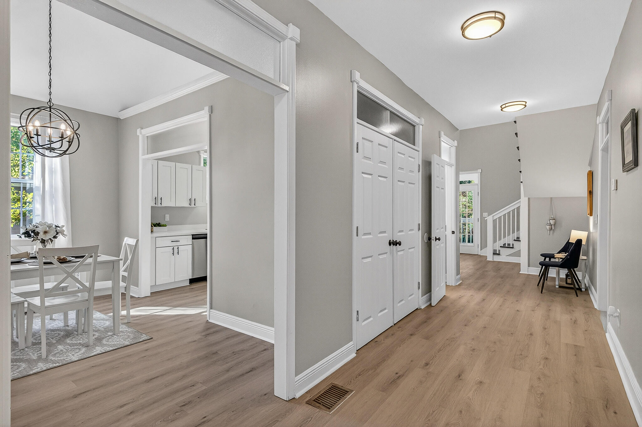 115 Central 6th Street Santa Rosa Beach, FL 32459 - Photo 8 of 56 a view of a livingroom with wooden floor and furniture