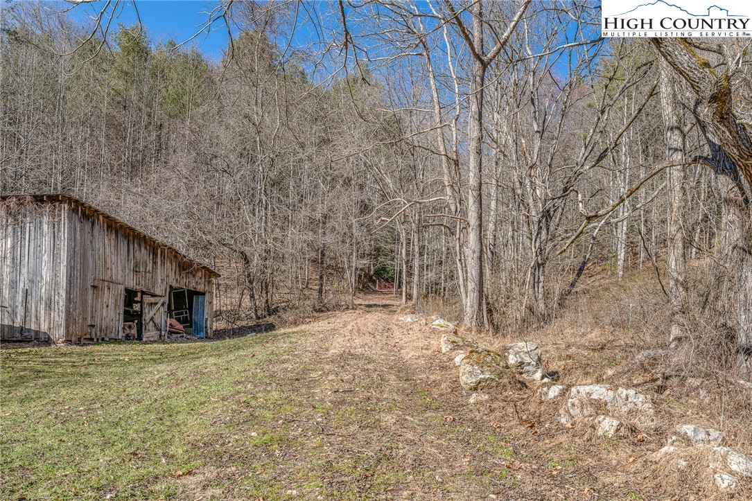 Copperhead Hollow Road Butler, TN 37640 - Photo 23 of 34 a view of a yard with wooden fence