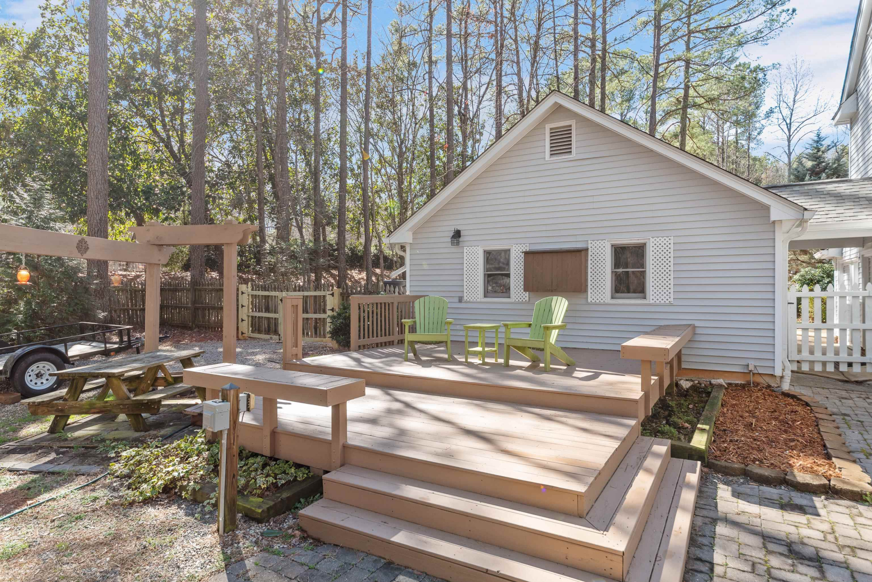100 Moray Drive Raleigh, NC 27613 - Photo 28 of 32 Added Deck